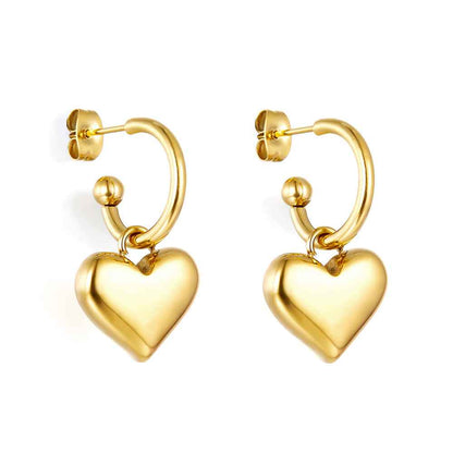 Classic Heart Studs