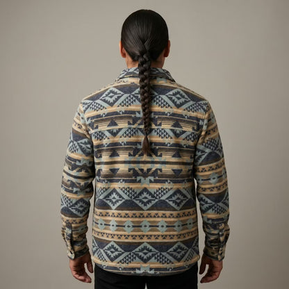 Blue and Cream Grand Canyon Jacket (Unisex)