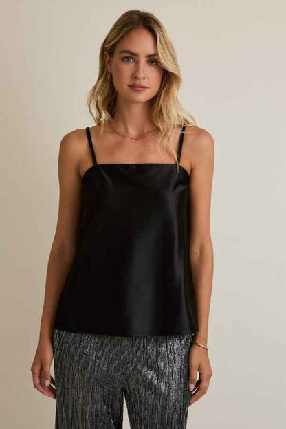 Nadia Contrast Strap Top