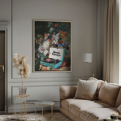 Wandbild Musik Flucht Leinwandbild