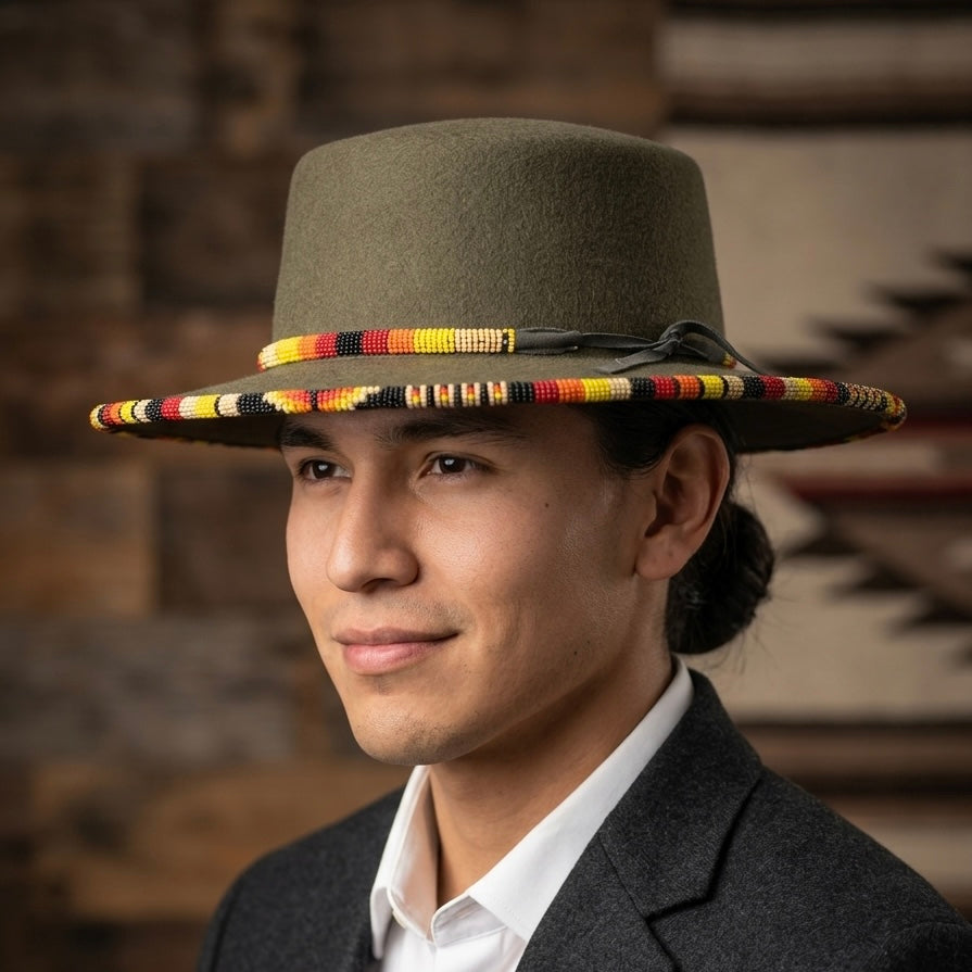 Size- 56 Beaded  Hat