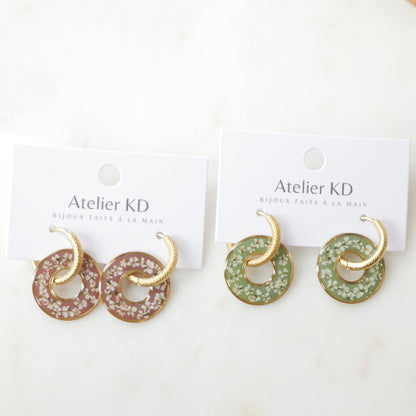 Boucles d'oreilles Dona (moyen 20mm) - Édition spéciale automne 2025