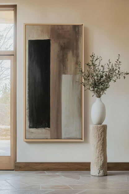 FADED STRUCTURES, Oeuvre sur toile étirée