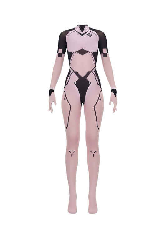 Cyber-Elegance 10D Ultra-Sheer Bodystocking | Anime-Inspired Sci-Fi Silhouette