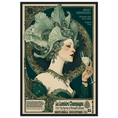 La Lumière Champagne - Poster & Framed Print