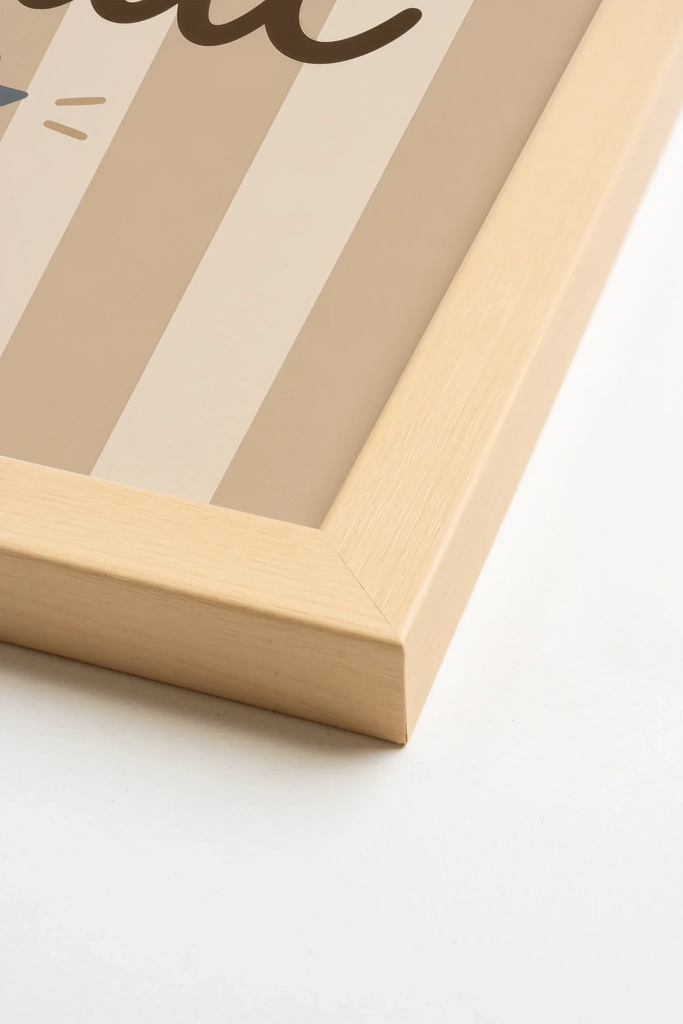 LITTLE DUDE, Oeuvre sur toile rigide, encadré Naturel Clair (collective)