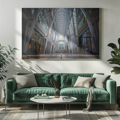 Wandkunst Brookfield Place, eine poetische Hymne aus Licht und Symmetrie