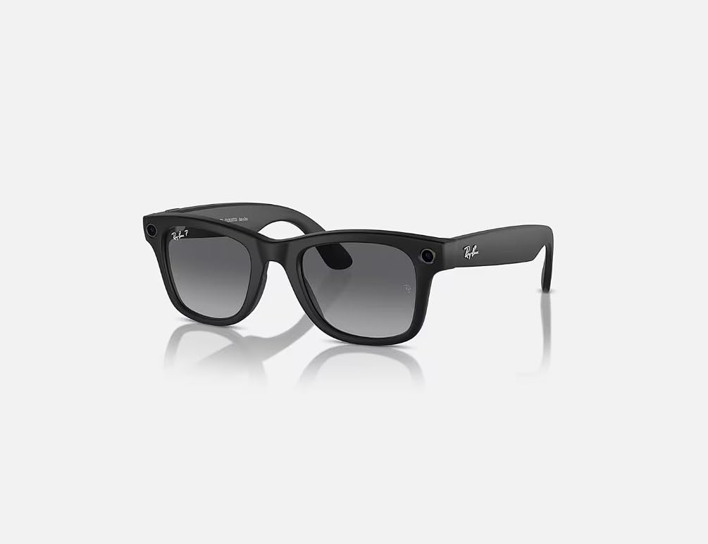 Ray-Ban Meta Glasses, Wayfarer - Matte Black/Polarized Gradient Graphite 🍁 All In One Marketplace Canada