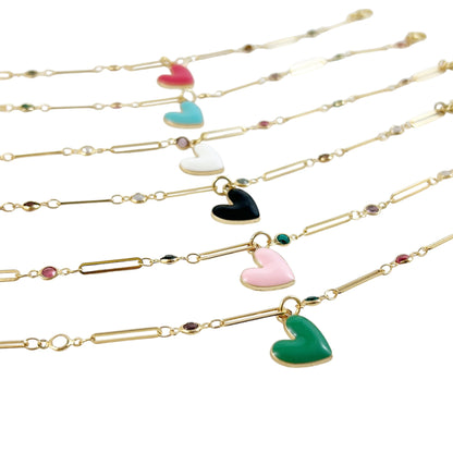 Heart Pop Bracelet - Cotton Candy