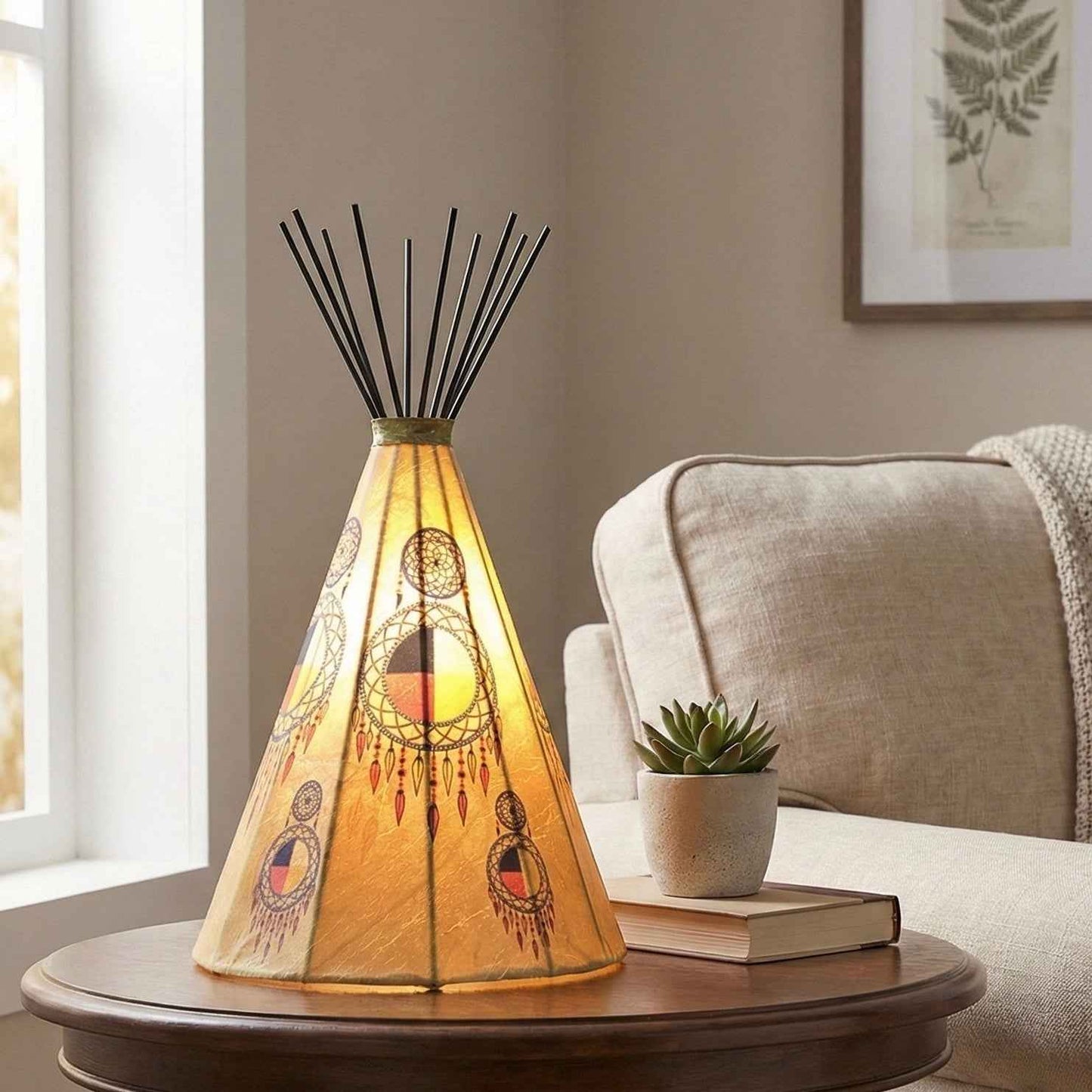 Dreamcatcher Teepee Lamp