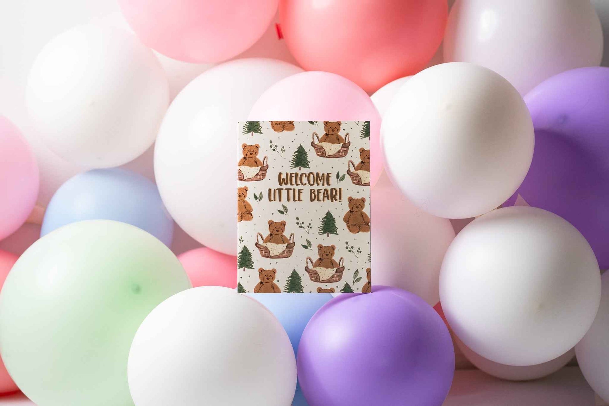 Welcome Little Bear! - Greeting Card