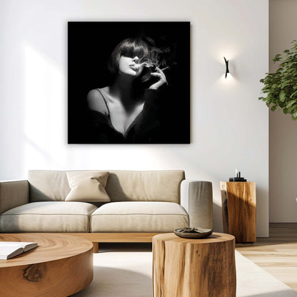 Wandbild-Mystery Smoker-Wanddekoration