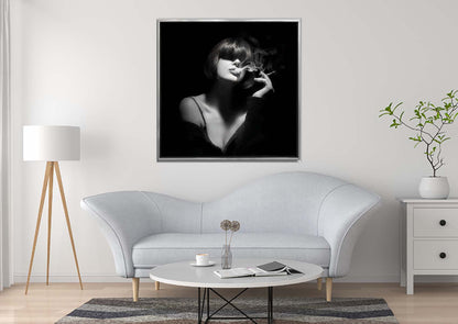 Wandbild-Mystery Smoker-Wanddekoration
