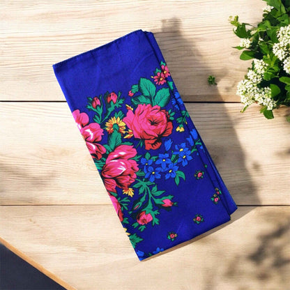 Midnight Blue Kokum Scarf