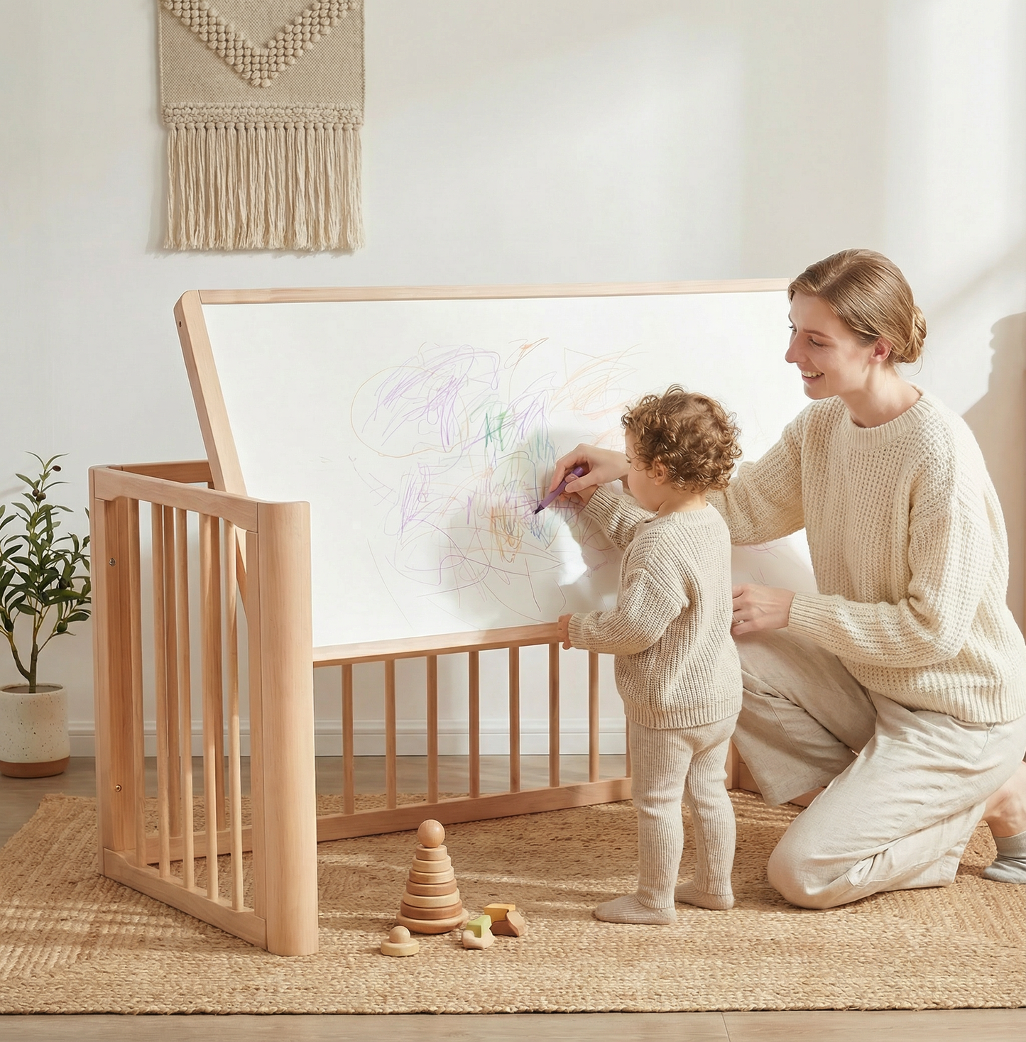 MIMI Nest 5-in-1 Convertible Crib
