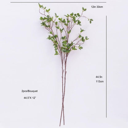 Riviera Artificial Banyan Leaf Branch 44'' X 12'' (Set Of Two)
