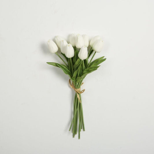 Nira Artificial 10Pcs Tulip Bouquet 13''X5''