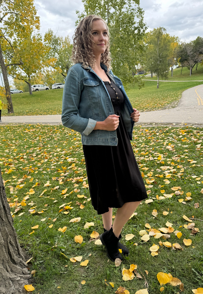 Bamboo Empire Waist Maternity Dress