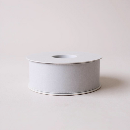 Satin Ribbon Double Face-Frost Grey  #420-3.8 cm Wide
