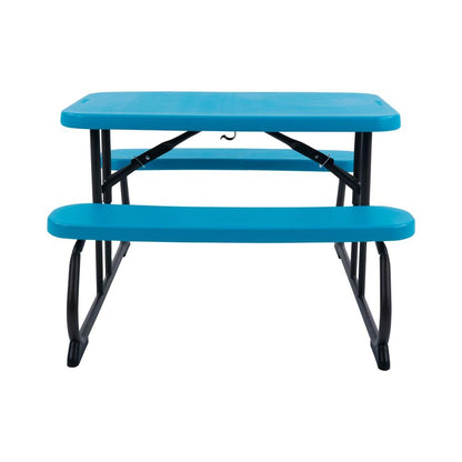 Lifetime Children's Outdoor Picnic Table in Glacier Blue 🍁 All In One Marketplace Canada