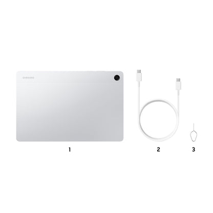 Samsung Galaxy Tab A11+ (CAD Version & Warranty) - Silver 128GB, 11" Android Tablet, External Storage Support, Headphone Jack, 25W Fast Charging 🍁 All In One Marketplace Canada