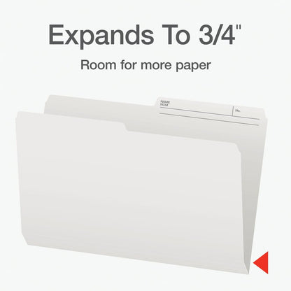 Pendaflex File Folders - Ivory/White Colour File Organizers, 1/2 Cut Tab, Legal Size, Durable Paper Stock, 100/Box, Ideal for Office, Home, and School Organization 🍁 All In One Marketplace Canada