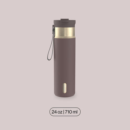 Contigo DualSip 24 oz Water Bottle w/Carry Strap & 2-Way Lid (Drink from Straw or Spout) | Vacuum-Insulated Stainless Steel for Cold Drinks | 100% Leakproof | BPA & Lead-Free | Dishwasher Safe 🍁 All In One Marketplace Canada