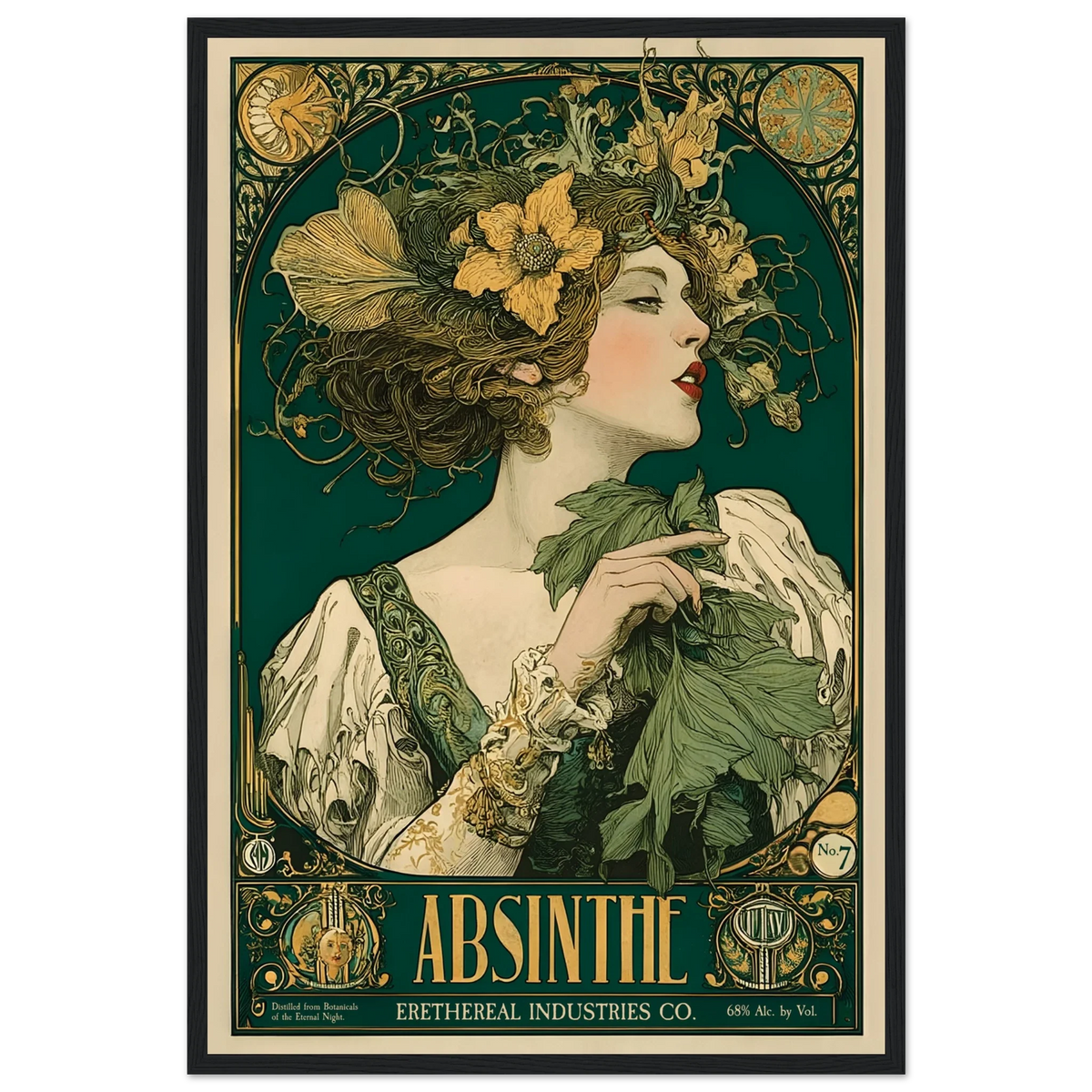 L’Absinthe d’Ombre - Poster & Framed Print
