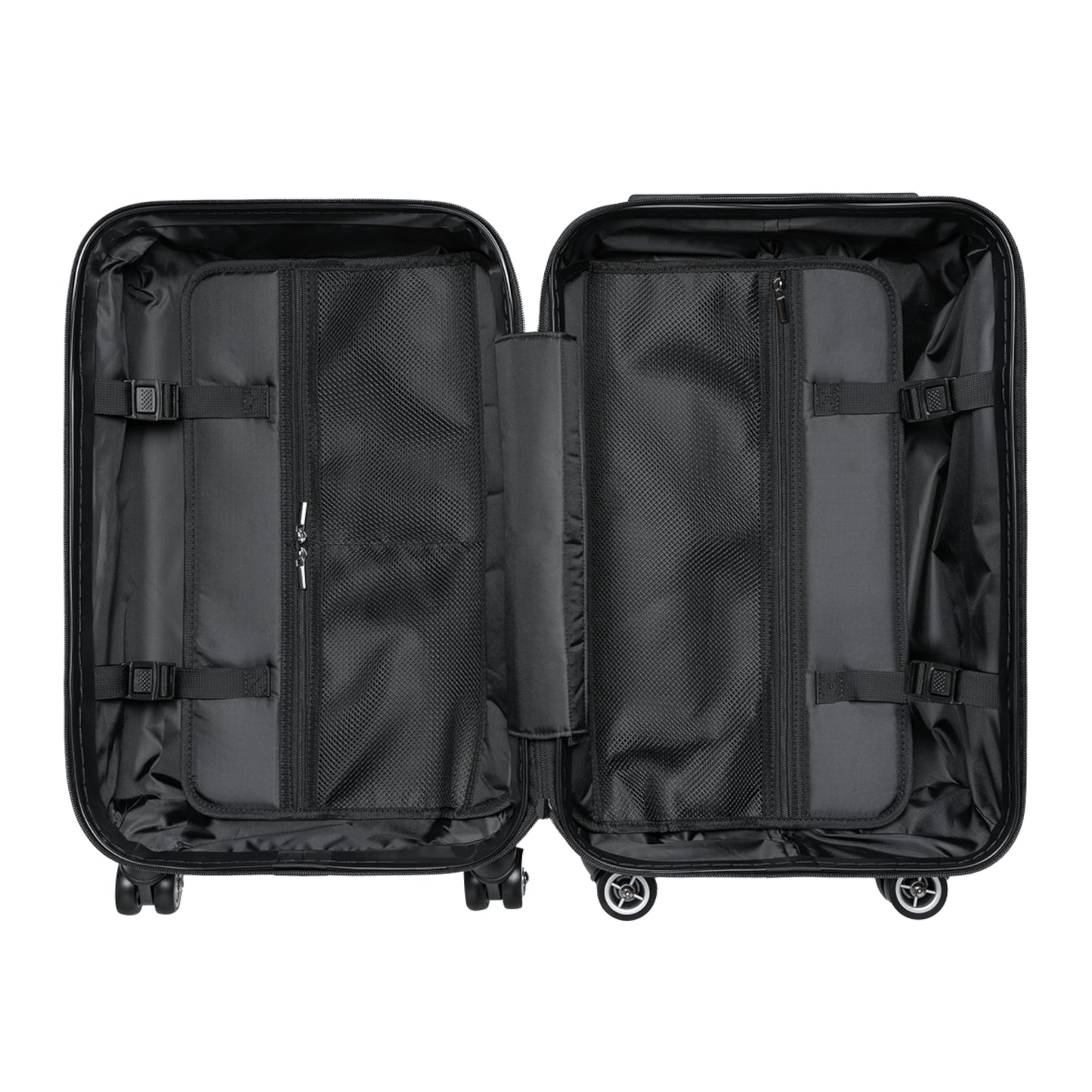 Colorful Handprint Carry-On Suitcase — Kids Travel Luggage with Rainbow Handprints