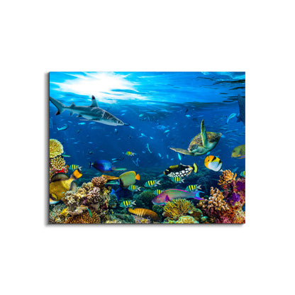 Leinwandbild – Below the Surface – Wandkunst
