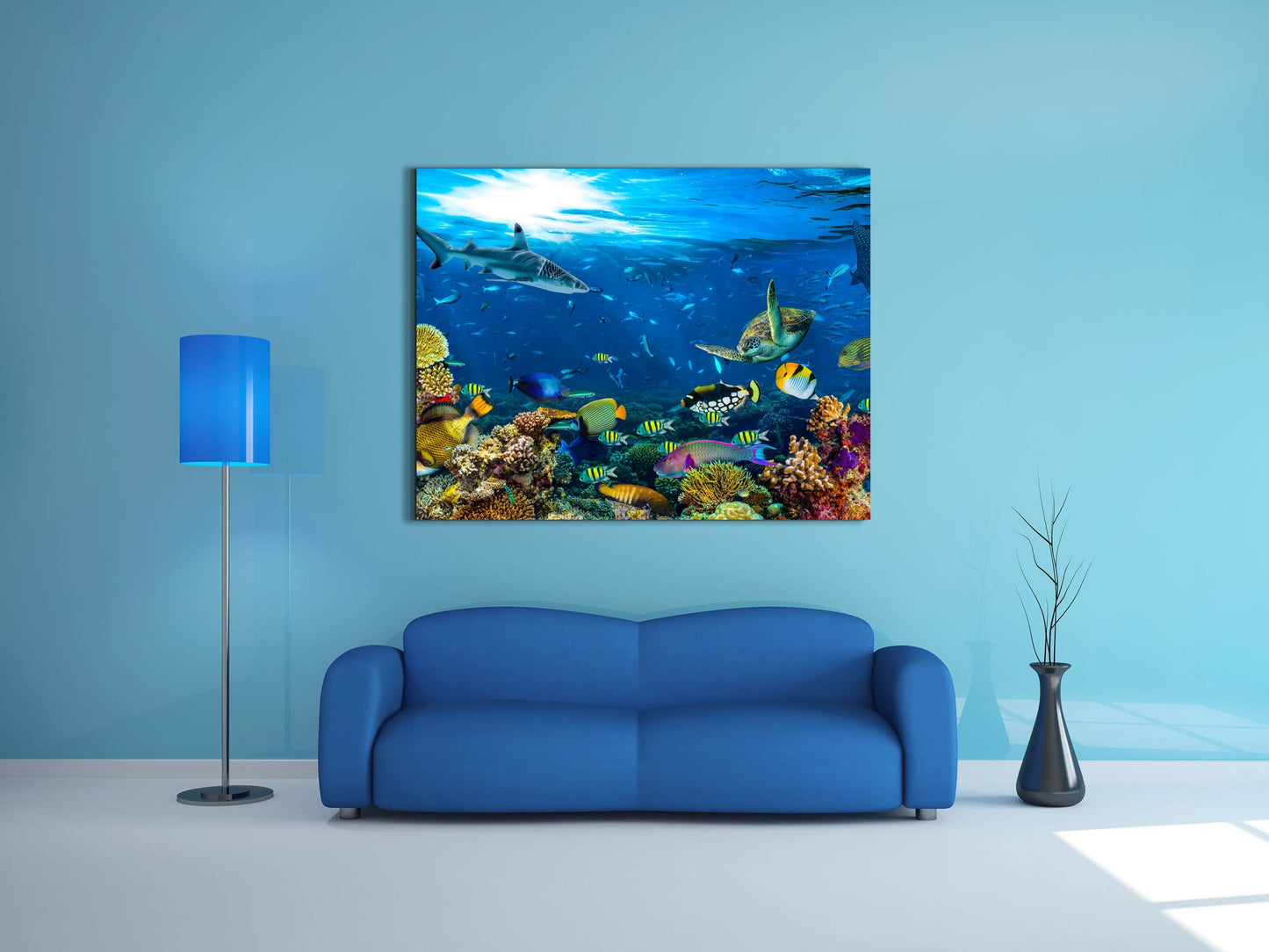 Leinwandbild – Below the Surface – Wandkunst
