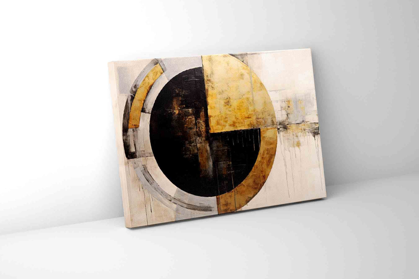 Wandbild Abstrakt Sonne -Leinwanddruck- Moderne Kunst