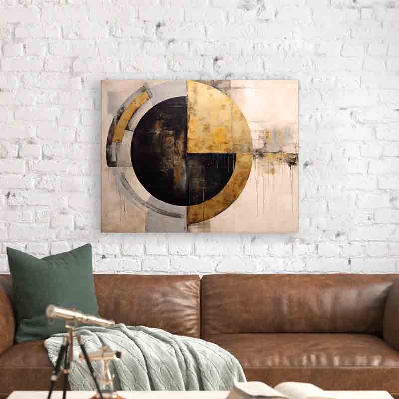Wandbild Abstrakt Sonne -Leinwanddruck- Moderne Kunst