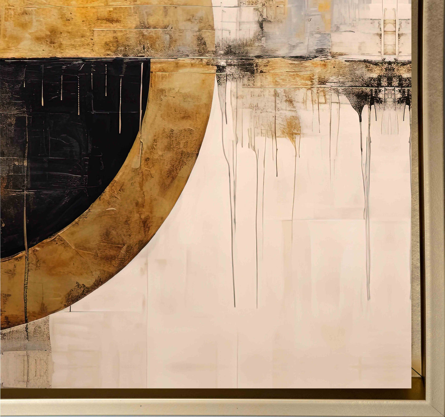 Wandbild Abstrakt Sonne -Leinwanddruck- Moderne Kunst