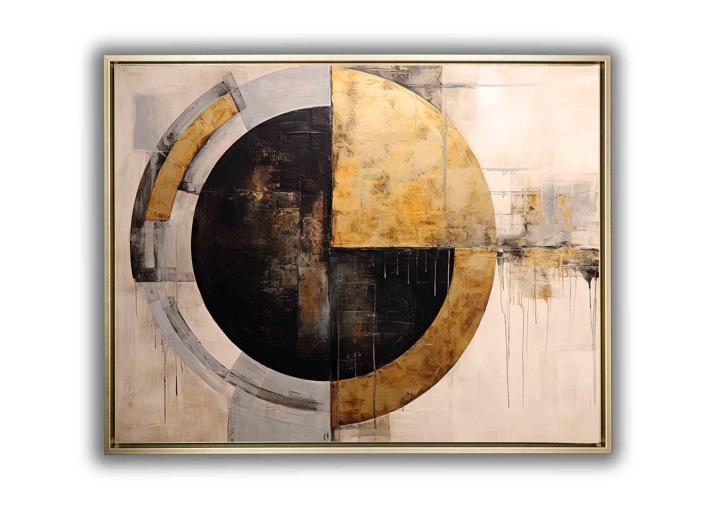 Wandbild Abstrakt Sonne -Leinwanddruck- Moderne Kunst