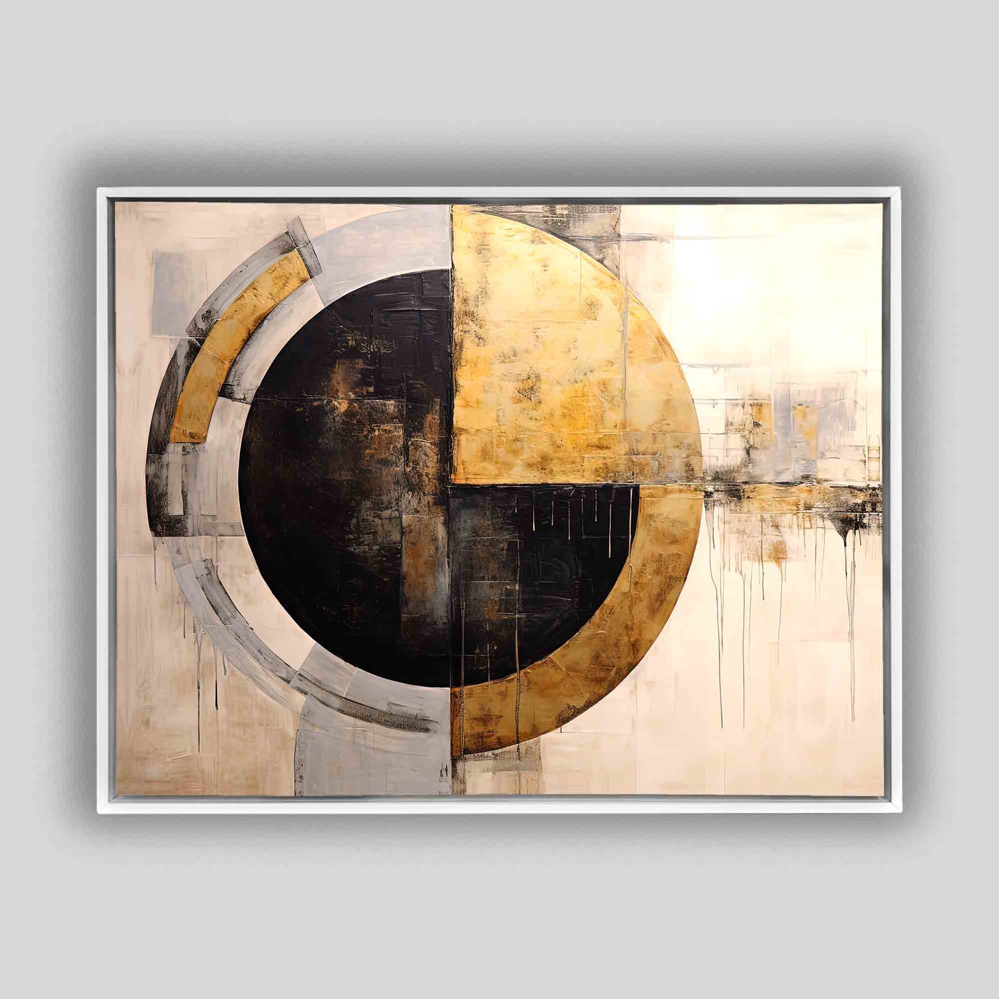 Wandbild Abstrakt Sonne -Leinwanddruck- Moderne Kunst