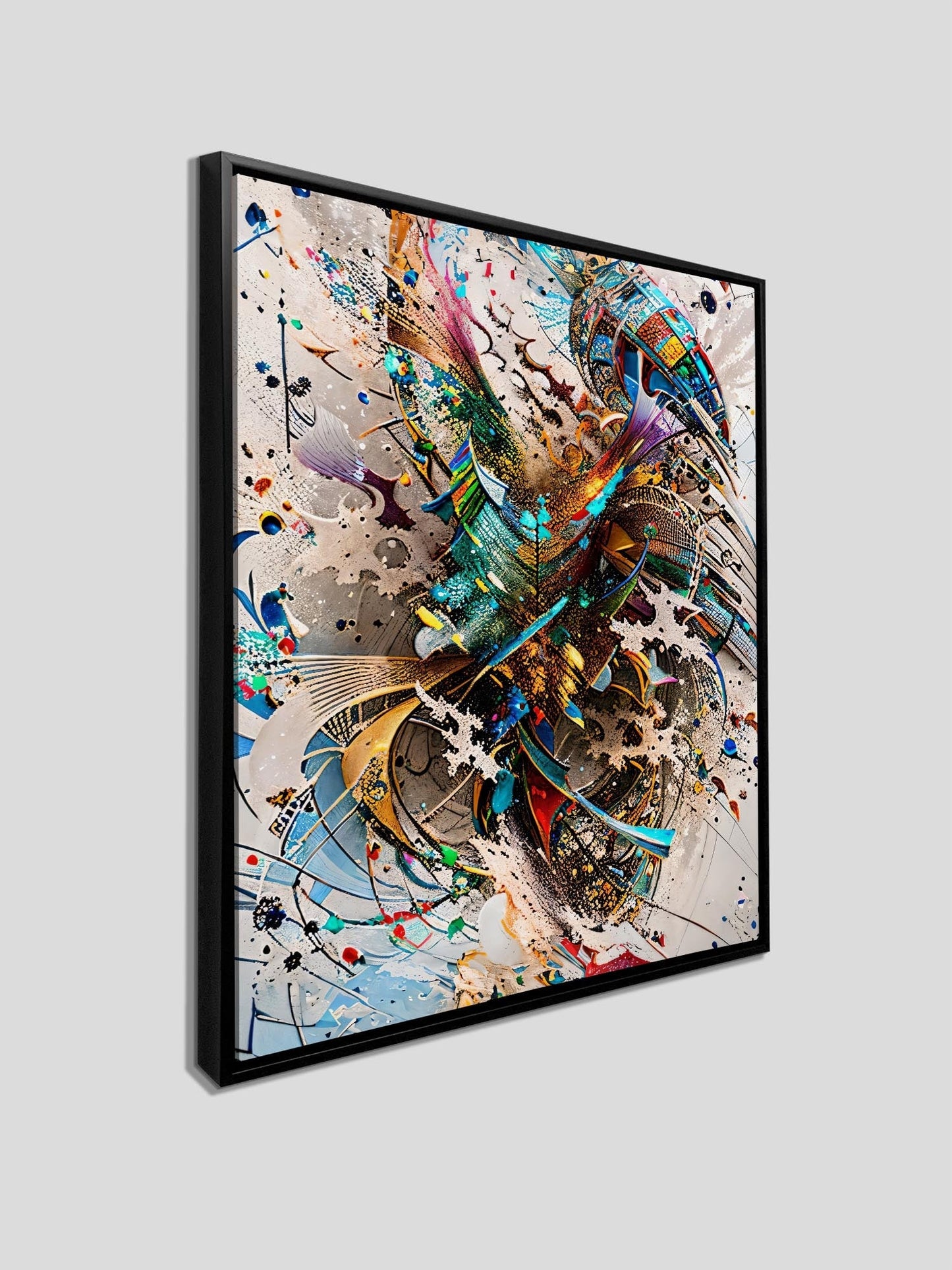 Wandbilder-Abstrakt 1-Leinwanddruck-Kunstwerk