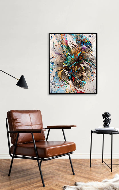 Wandbilder-Abstrakt 1-Leinwanddruck-Kunstwerk