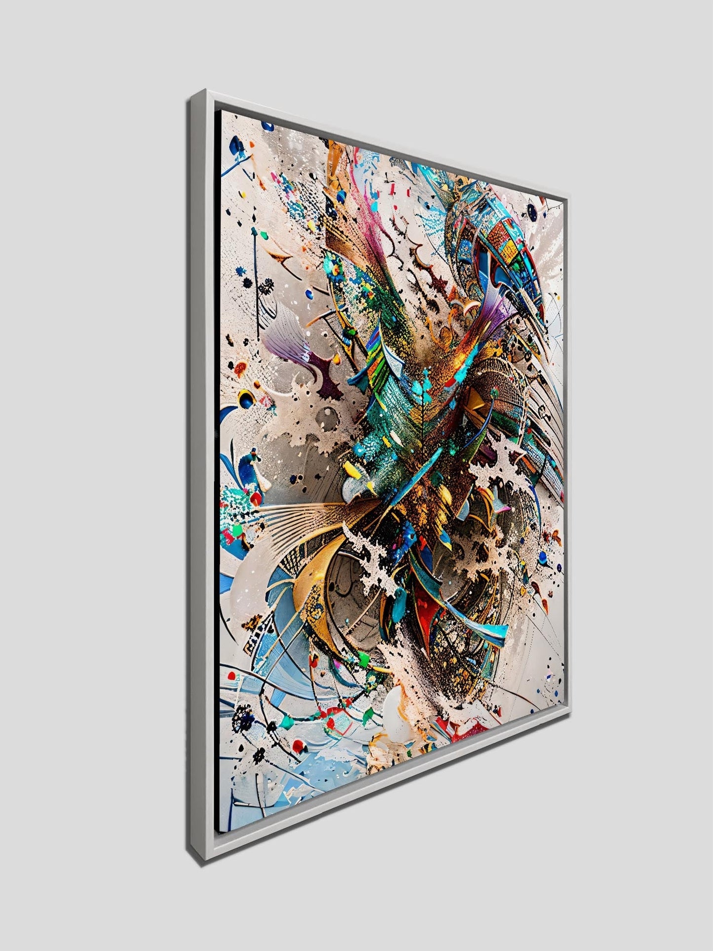 Wandbilder-Abstrakt 1-Leinwanddruck-Kunstwerk