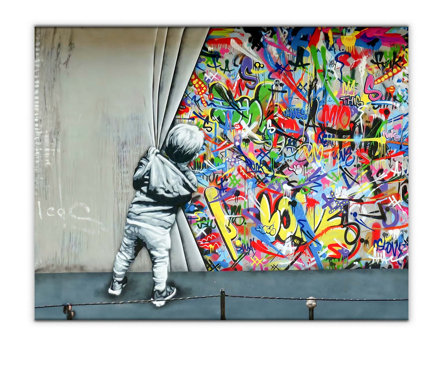 Wandkunst Graffiti – Leinwanddrucke – Artwork Deko