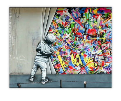 Wandkunst Graffiti – Leinwanddrucke – Artwork Deko