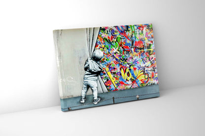 Wandkunst Graffiti – Leinwanddrucke – Artwork Deko