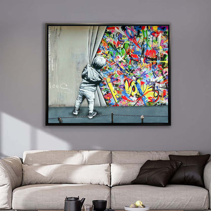 Wandkunst Graffiti – Leinwanddrucke – Artwork Deko
