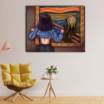 Leinwandbild „Scream Part II“