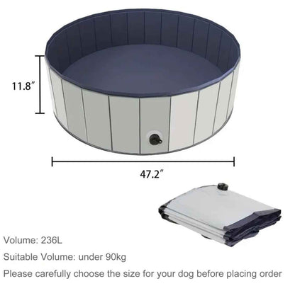Collapsible Dog Pool | Portable Dog Pool