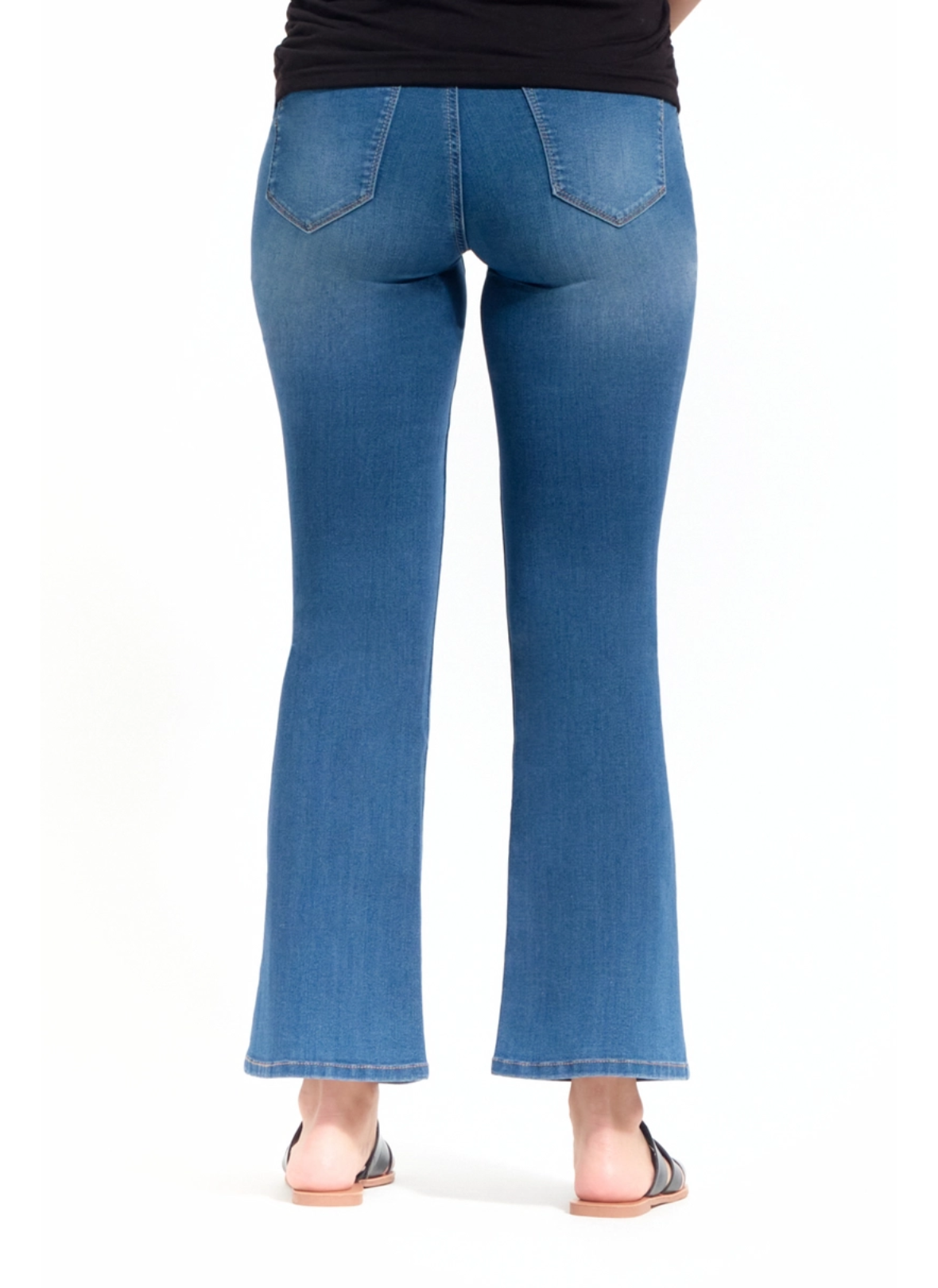 30" Maternity Slim Boot Jean w/ Bellyband in Tobias