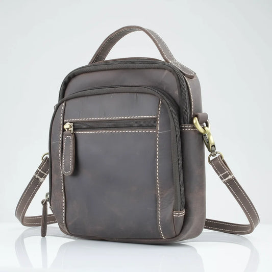 Hunter Leather Bag with Top Handle