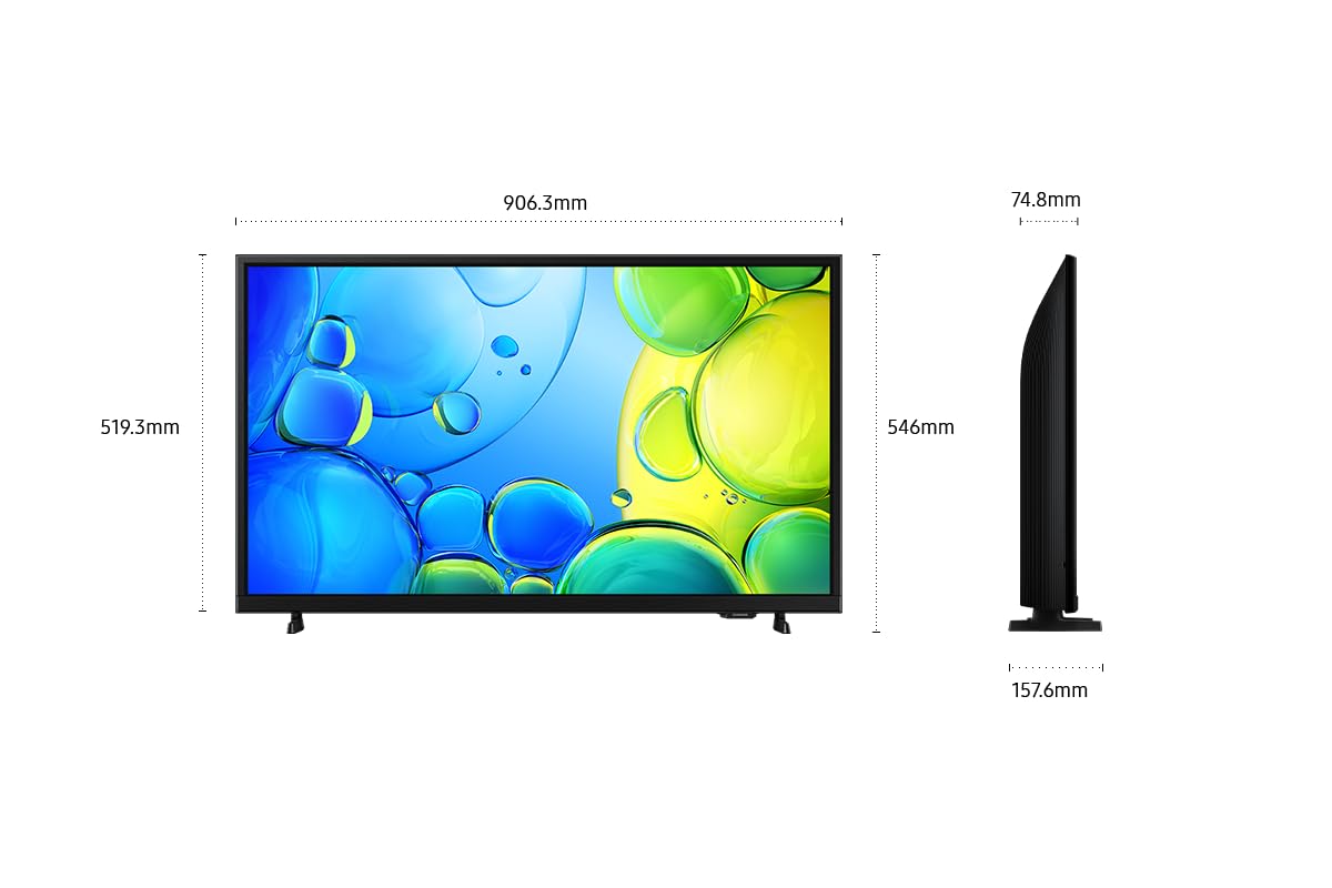 Samsung 40 inch 1080p FHD Smart TV, HDR, Gaming Hub, PurColour, Q-Symphony, Samsung TV, Television (UN40F6000FFXZC)