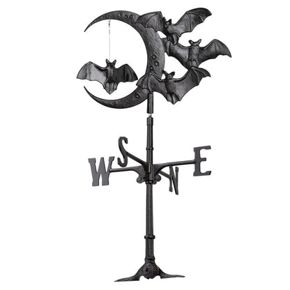 Whitehall Products Halloween Bat Rooftop Weathervane, Black