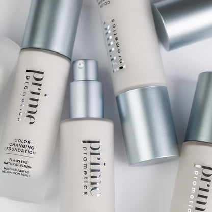 Prime Prometics Color Changing Foundation for Mature Women – Instantly Adapts to Your Skin Tone – Buildable Light-to-Medium Coverage – 12-Hour Wear – Natural Dewy Finish – Hypoallergenic 🍁 All In One Marketplace Canada